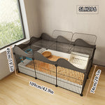 Cage Lapin Plastique Facile Nettoyage
