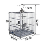 Cage Oiseaux Inox