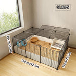Cage Lapin Plastique Facile Nettoyage