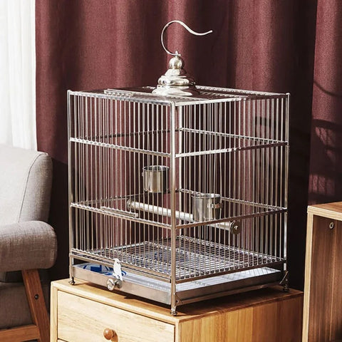 Cage Oiseaux Inox