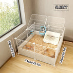Cage Lapin Plastique Facile Nettoyage