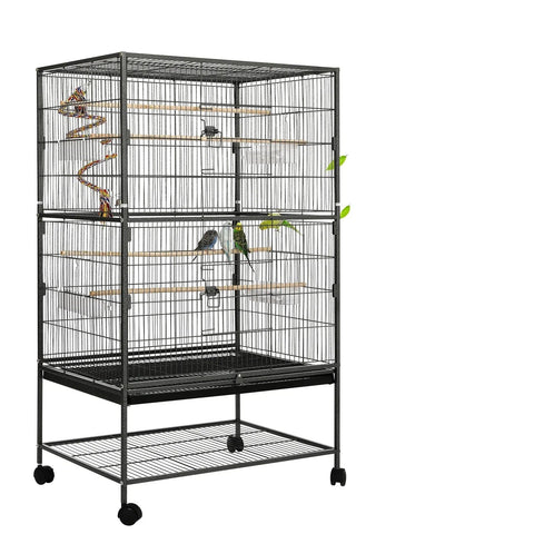 Cage Perruche Équipée