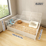 Cage Lapin Plastique Facile Nettoyage